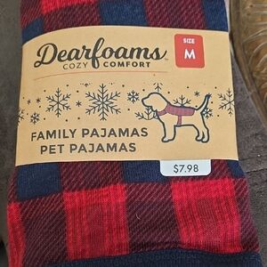 Dearfoams Kids Pajama Set - Red and Black Checkered